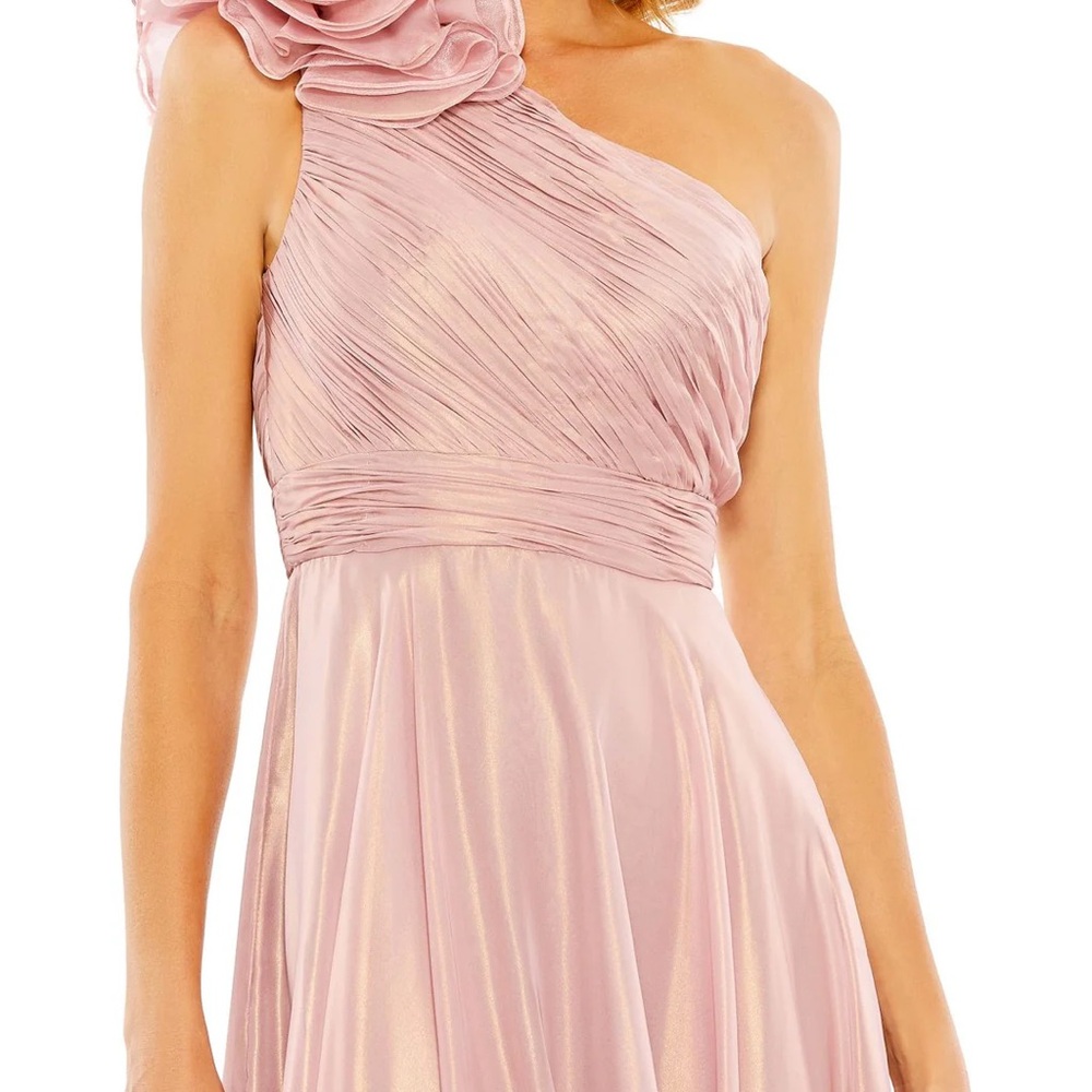 Mac Duggal Gown // Rose Rosette One Shoulder 70173